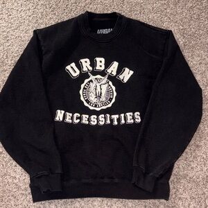 Urban Outfitters Black Crewneck Sweater